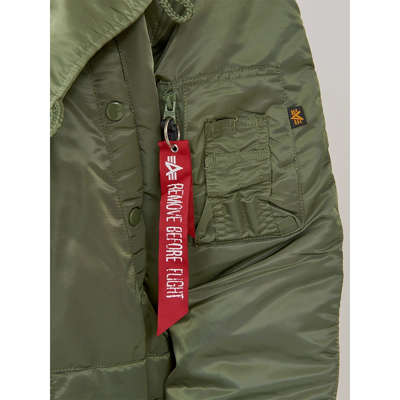N3B Green Parka Jacket - Image 7