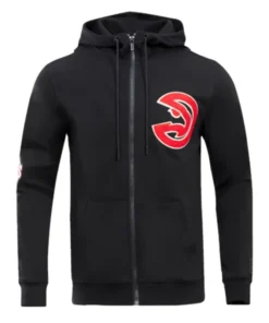 NBA Atlanta Hawks Classic Chenille Men’s Full ZIP Hoodie