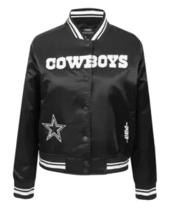NFL Dallas Cowboys Pearls Women’s Rib Satin Jacket