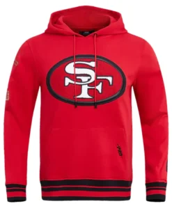 NFL SAN Francisco 49ERS Retro Classic Pullover Cream Hoodie