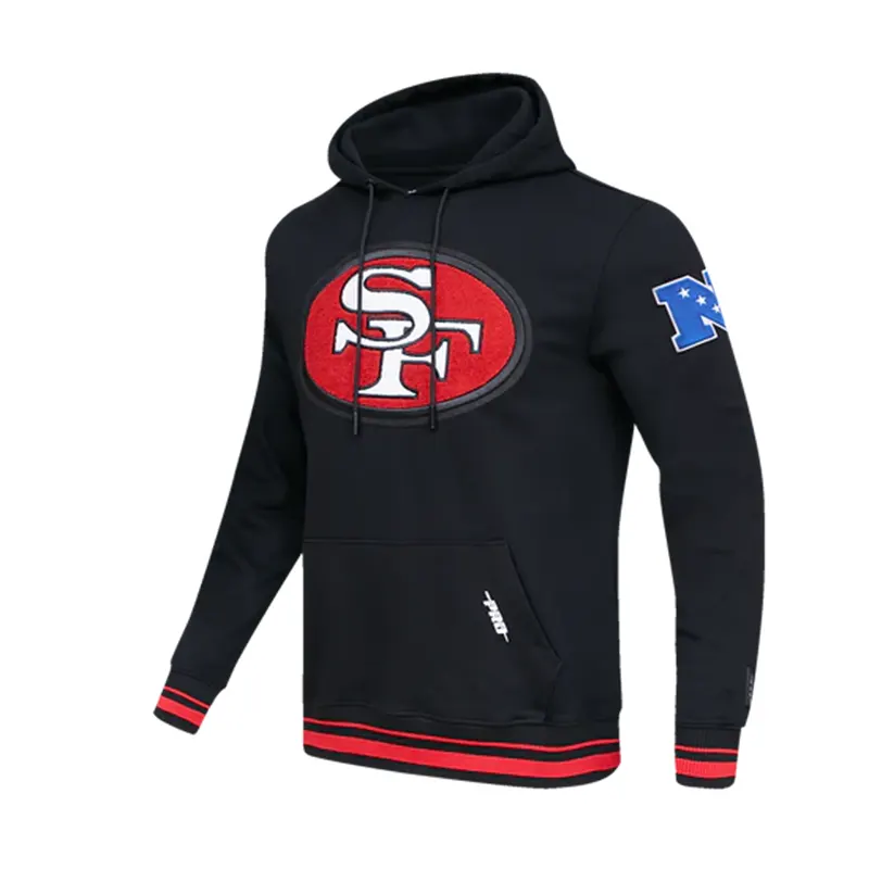 NFL SAN Francisco 49ERS Retro Classic Pullover Cream Hoodie - Image 8