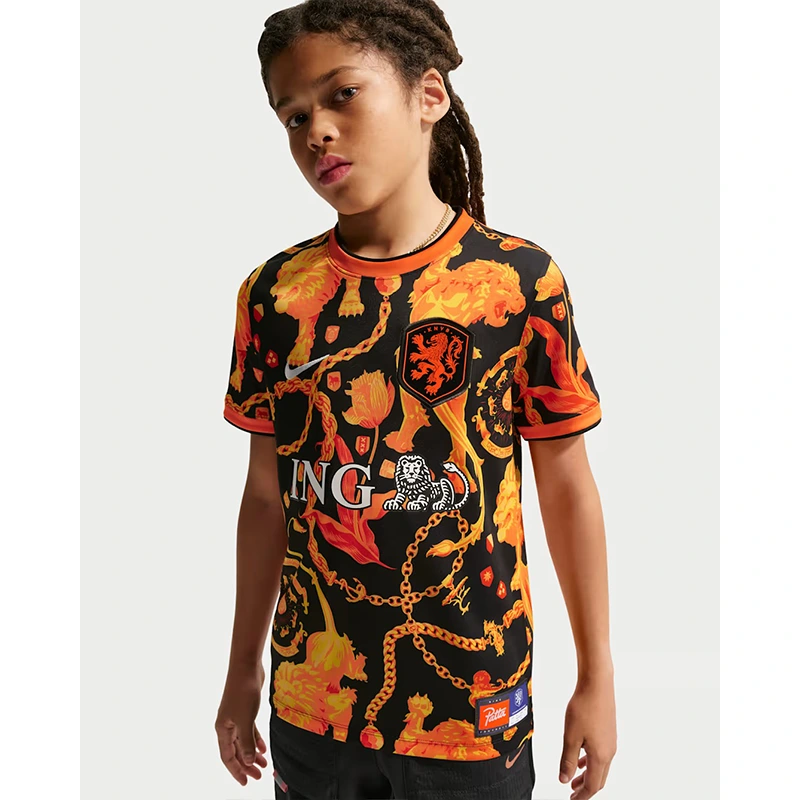 Netherlands x Patta Short-Sleeve Football Top - Image 3