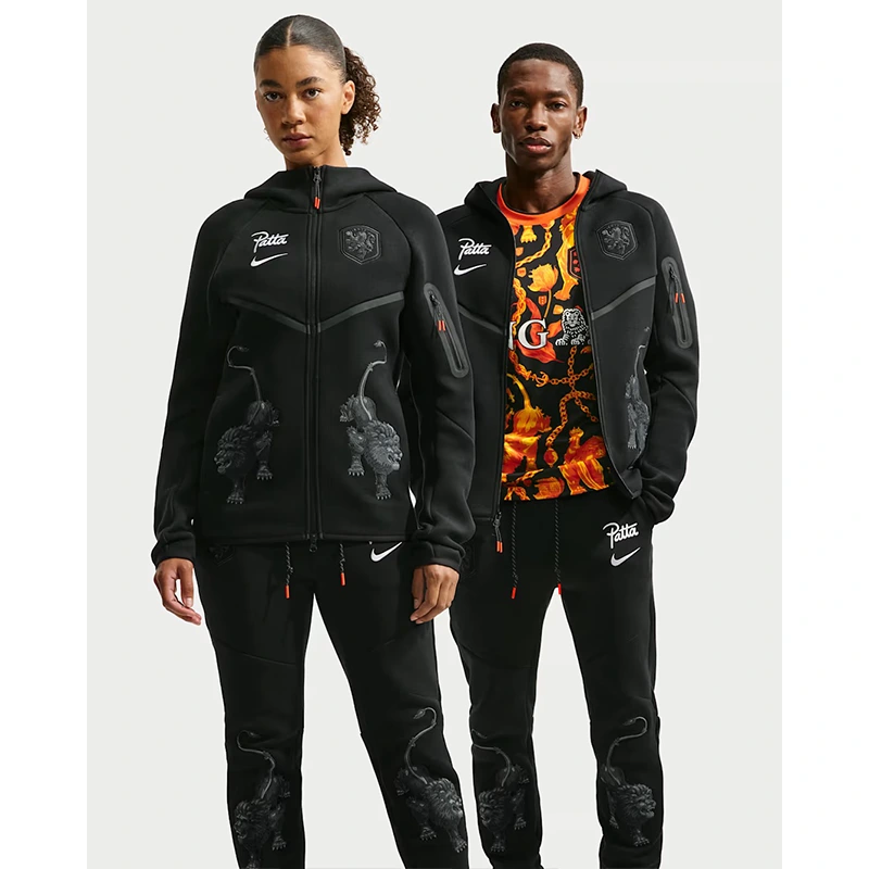 Netherlands x Patta Tech Fleece Full-Zip Windrunner Hoodie