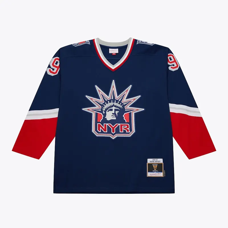 New York Rangers Mitchell & Ness Power Play Jersey Wayne Gretzky 1996