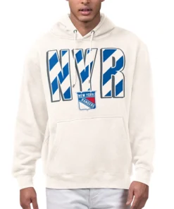 New York Rangers Starter City Abbreviation Fleece Hoodie