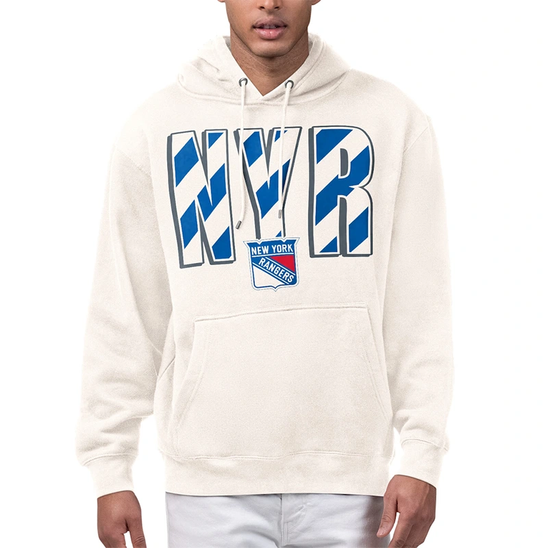 New York Rangers Starter City Abbreviation Fleece Hoodie