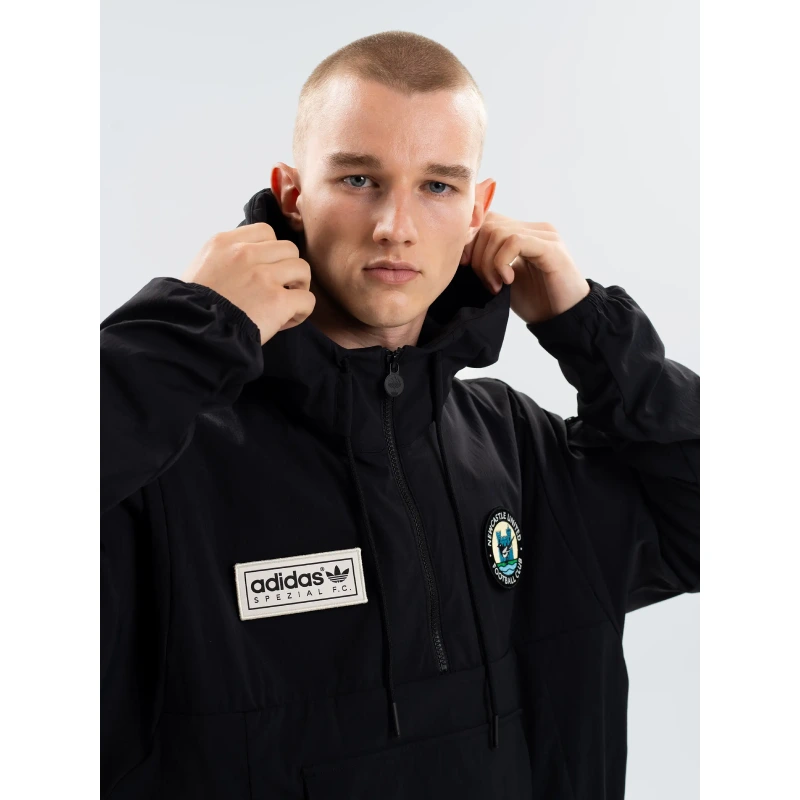 Newcastle United adidas SPZL F.C. Smock Jacket - Image 4