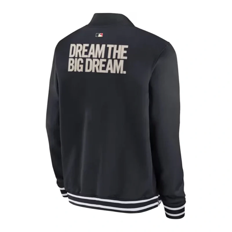 Nike Texas Rangers City Connect Black Bomber Jacket - Image 2