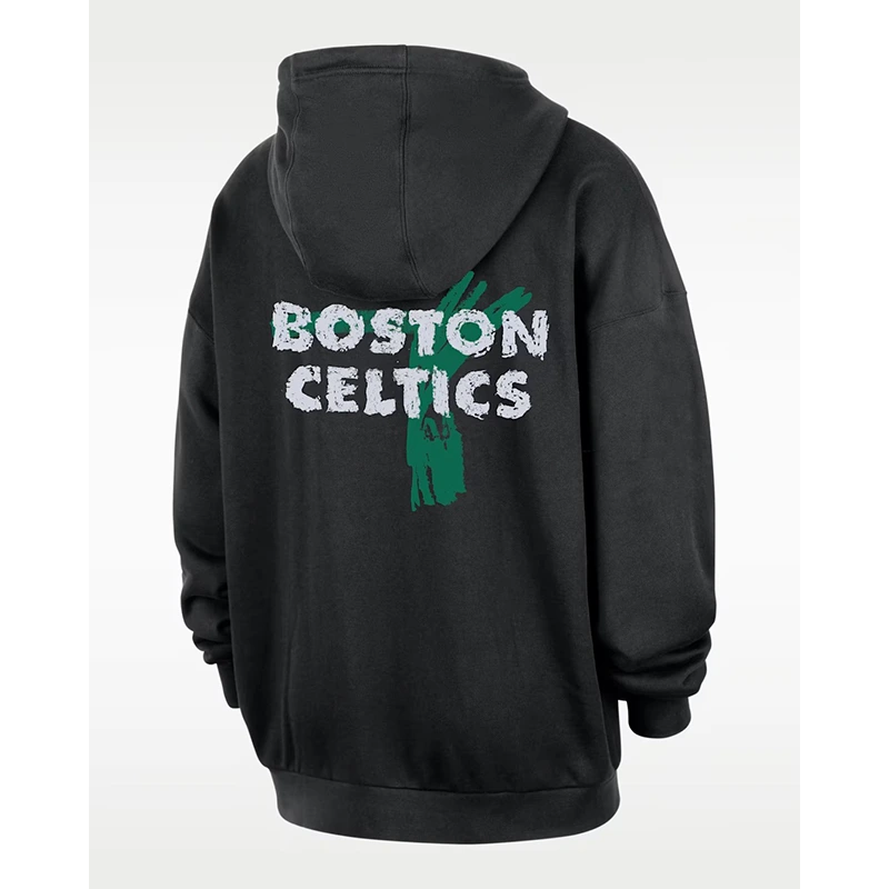 Nike x Jordan NBA Boston Celtics Courtside Club Hoodie - Image 3