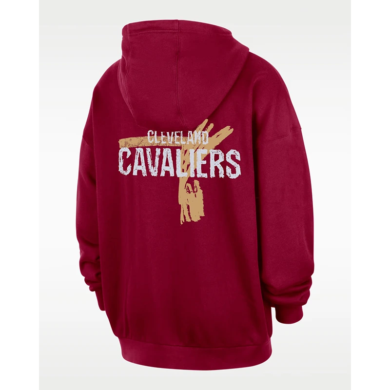 Nike x Jordan NBA Cleveland Cavaliers Courtside Club Hoodie - Image 3