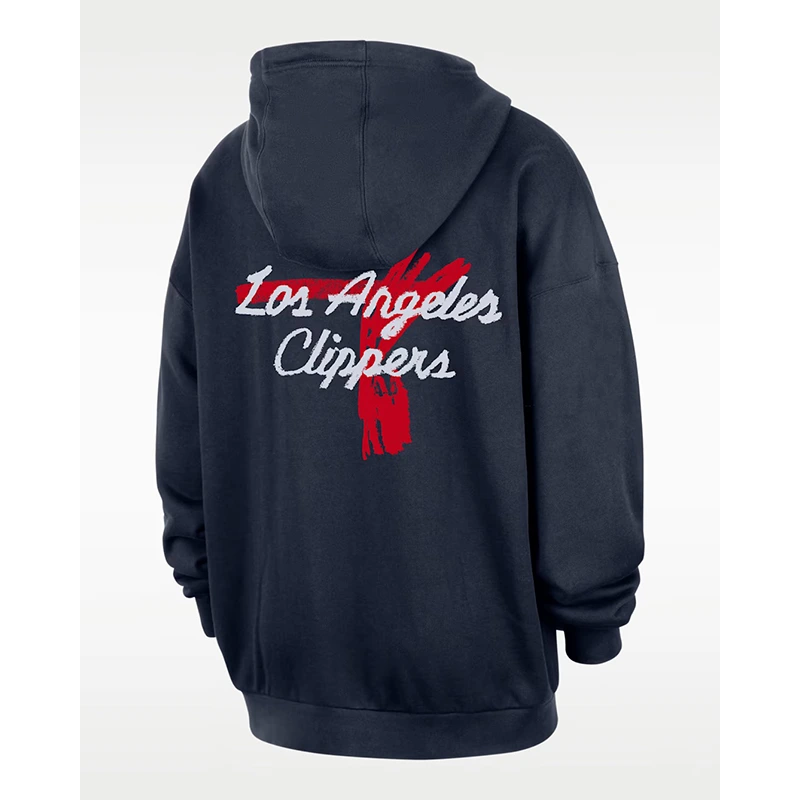 Nike x Jordan NBA LA Clippers Courtside Club Hoodie - Image 3