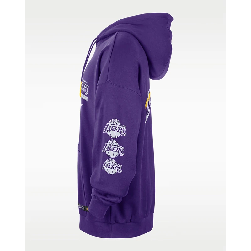 Nike x Jordan NBA Los Angeles Lakers Courtside Club Hoodie - Image 2