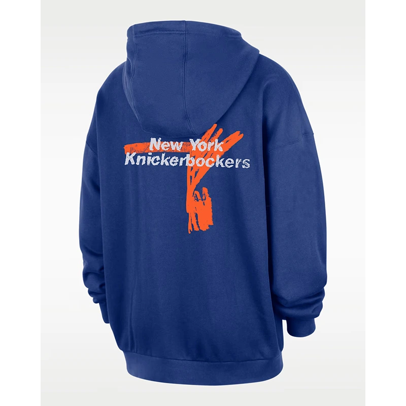 Nike x Jordan NBA New York Knicks Courtside Club Hoodie - Image 3