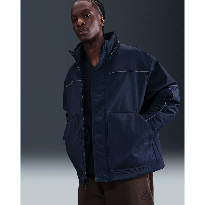 Nike x Stüssy Navy Utility Hooded Jacket - Image 3