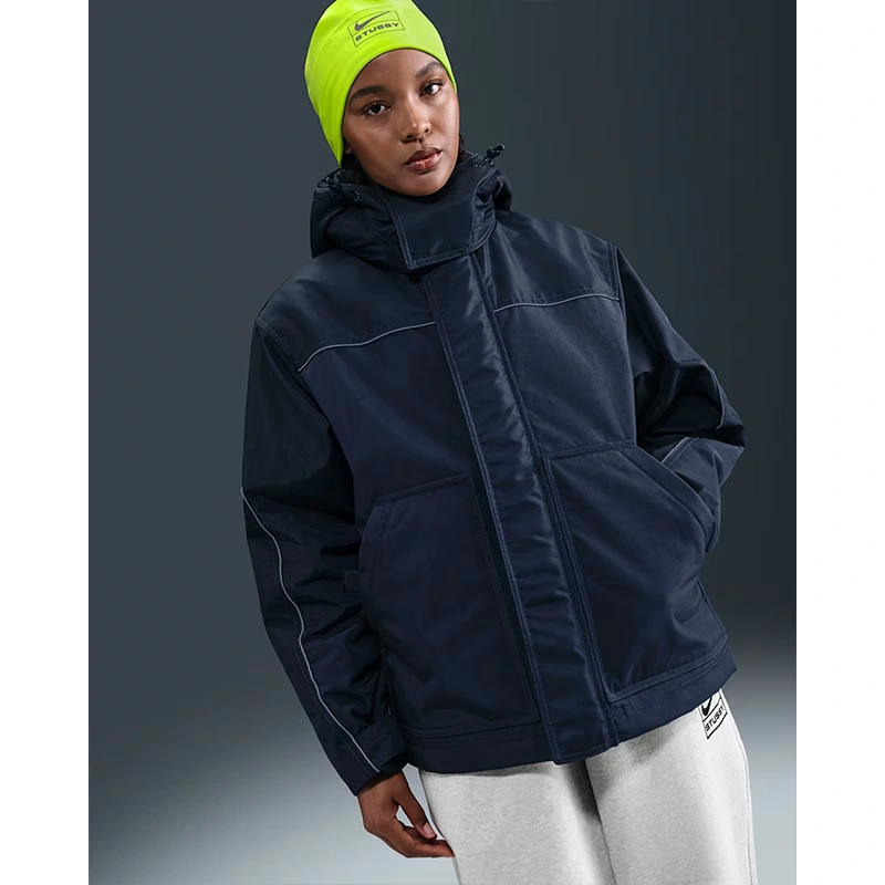 Nike x Stüssy Navy Utility Hooded Jacket - Image 2
