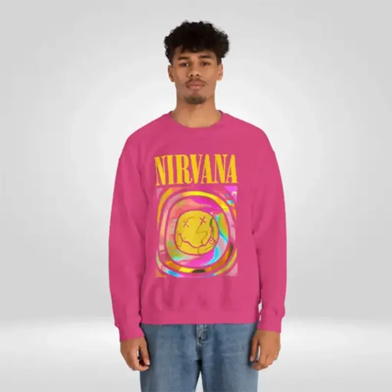 Nirvana Pink Sweatshirt - Image 2