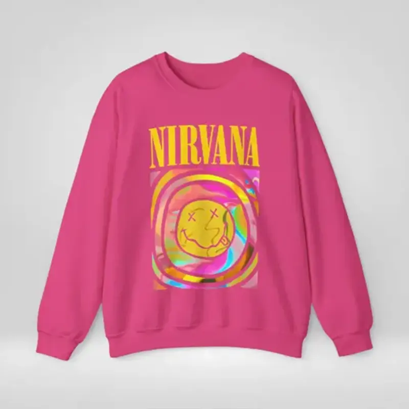Nirvana Pink Sweatshirt