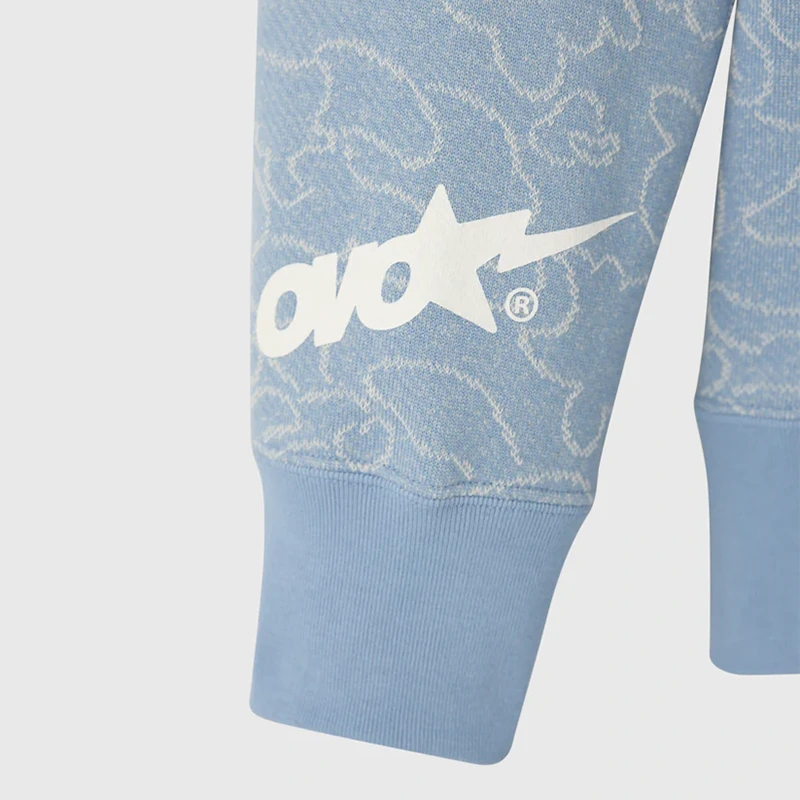 OVO x BAPE Neon 1st Camo Shark Full-Zip Hoodie - Image 7