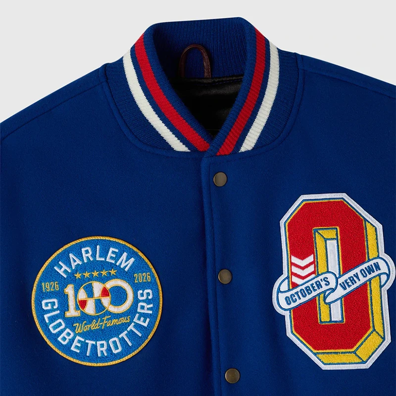 OVO x Harlem Globetrotters Varsity Jacket - Image 3