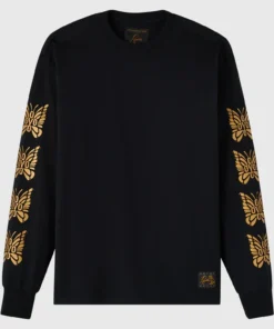 OVO x NEEDLES Papillon Long-Sleeve Tee