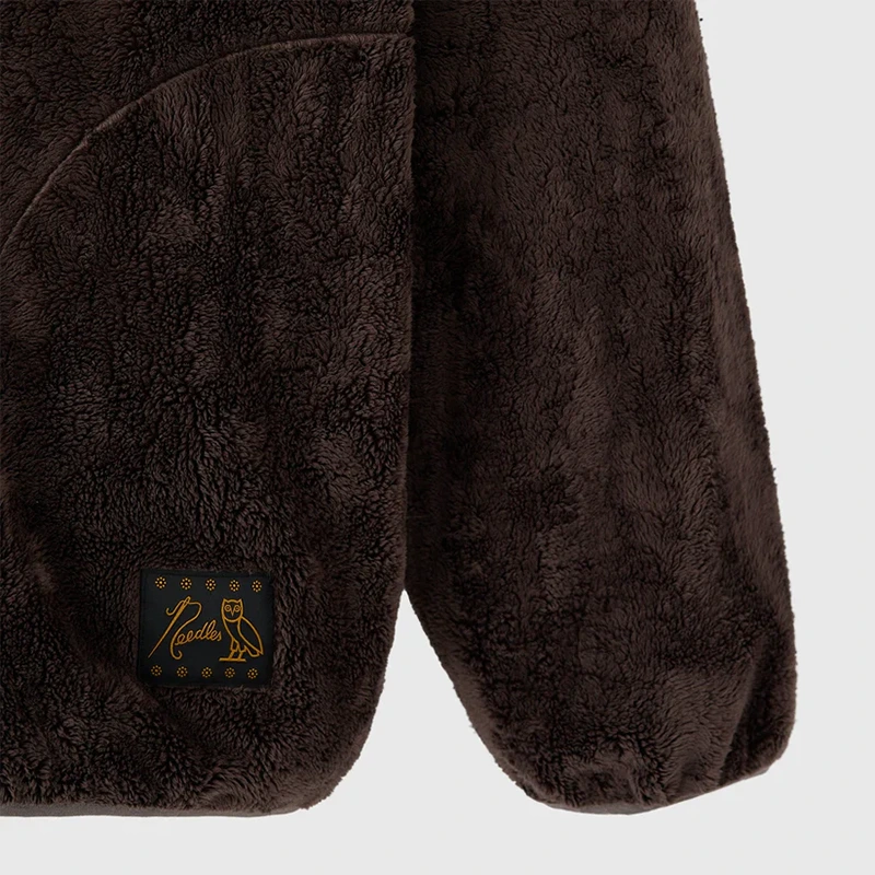 OVO x NEEDLES Sherpa Half-Zip Mockneck - Image 4