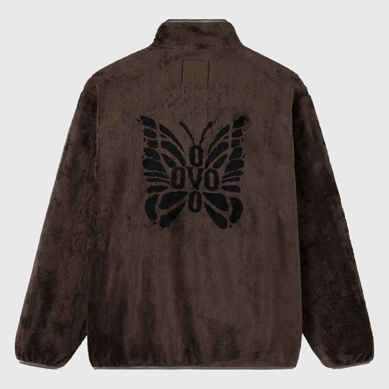 OVO x NEEDLES Sherpa Half-Zip Mockneck - Image 2