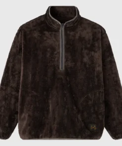 OVO x NEEDLES Sherpa Half-Zip Mockneck