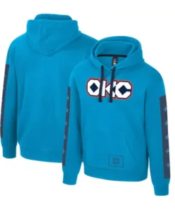Oklahoma City Thunder Blue City Star Hoodie