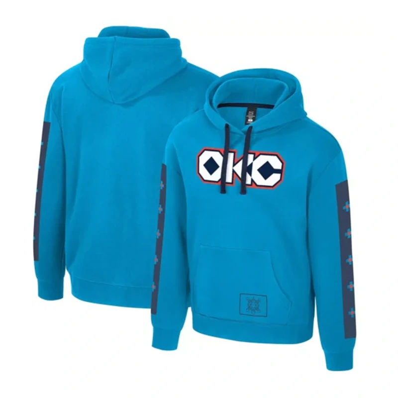 Oklahoma City Thunder Blue City Star Hoodie