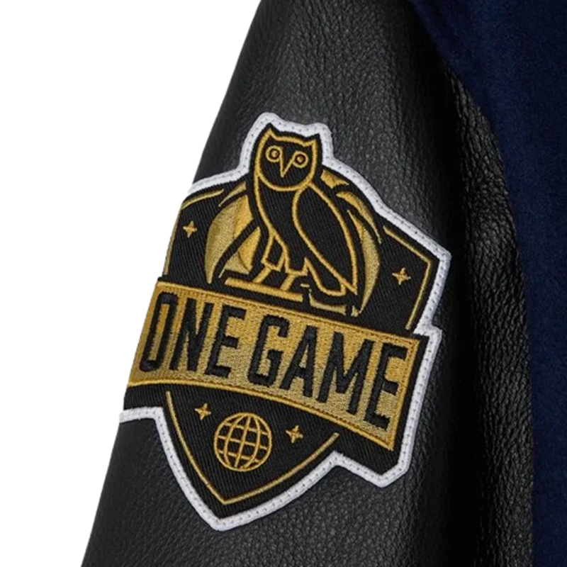 Oklahoma City Thunder OVO x NBA Varsity Jacket - Image 3
