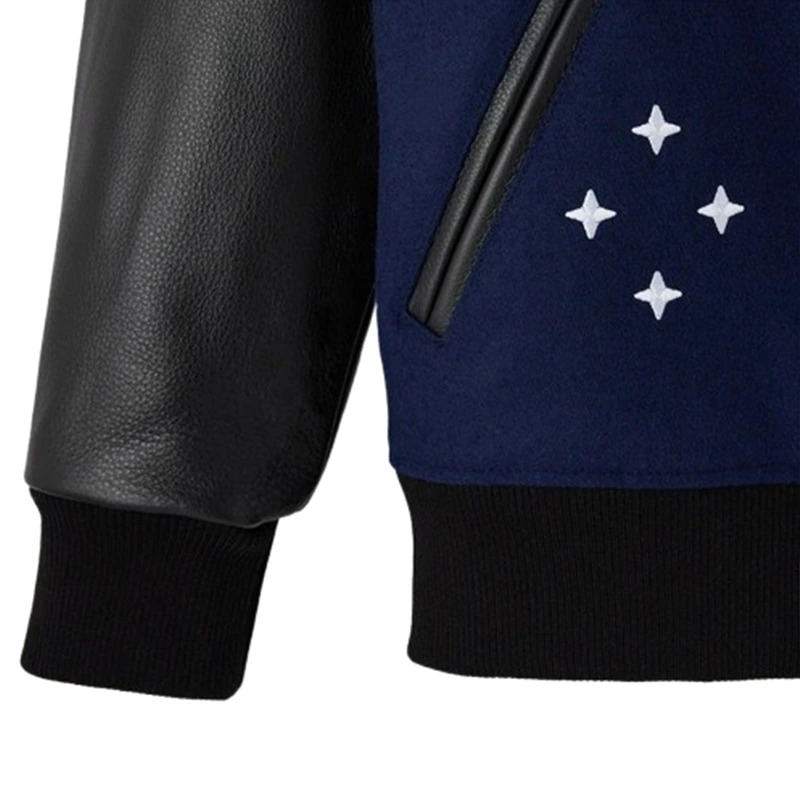 Oklahoma City Thunder OVO x NBA Varsity Jacket - Image 4