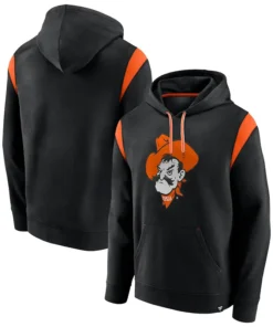 Oklahoma State Cowboys Fanatics Gym Rat Pullover Hoodie