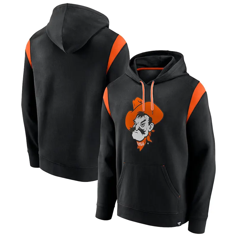 Oklahoma State Cowboys Fanatics Gym Rat Pullover Hoodie