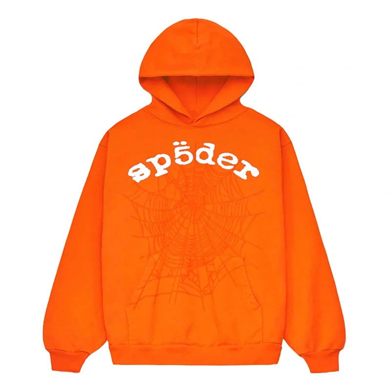 Orange Spider Hoodie