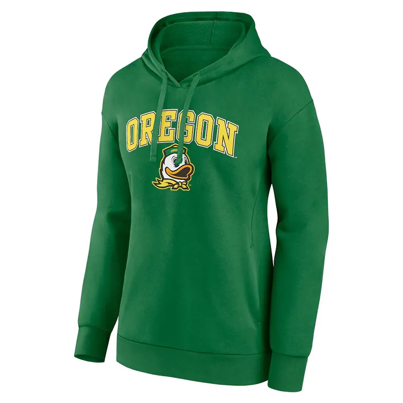 Oregon Ducks Fanatics Womens Campus Pullover Hoodie - Image 2