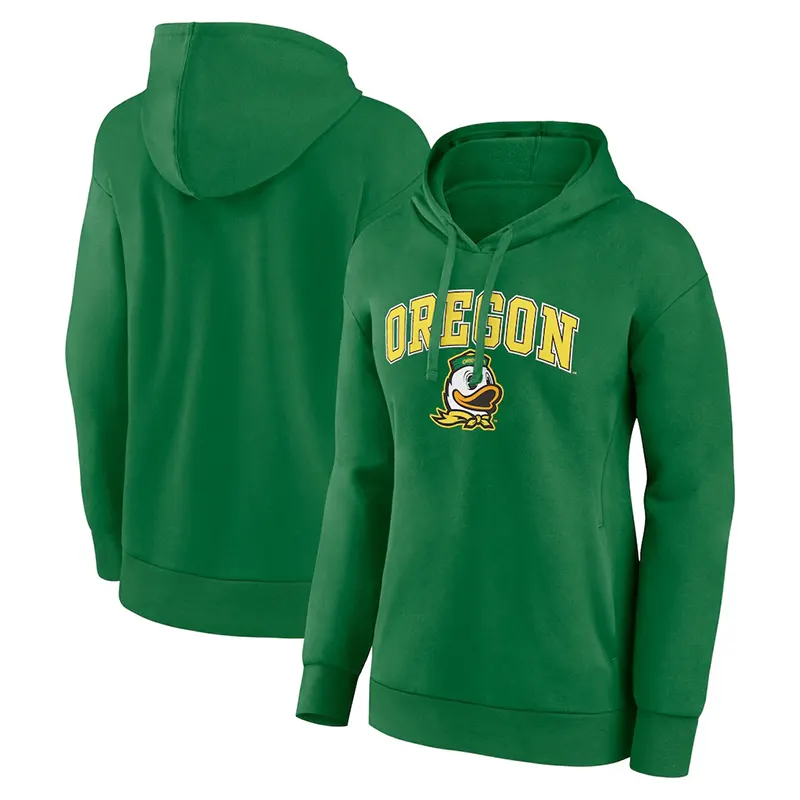 Oregon Ducks Fanatics Womens Campus Pullover Hoodie