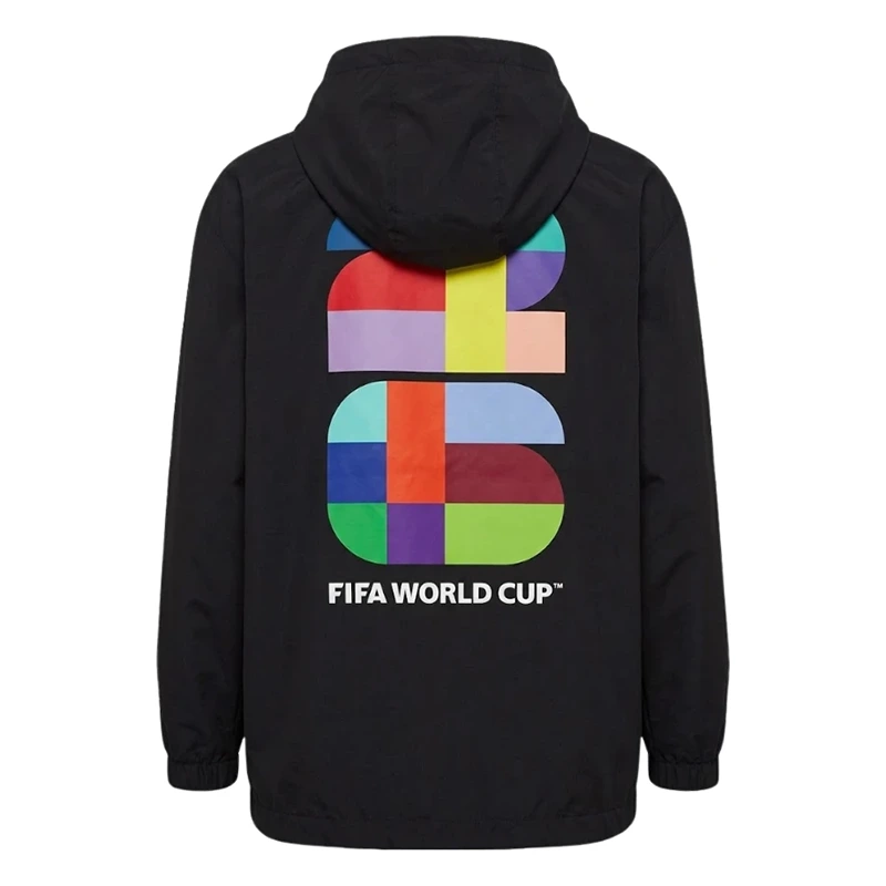 Outerstuff FIFA 2026 World Cup Mens Event Full Zip Long Sleeve Hooded Rain Jacket - Image 2