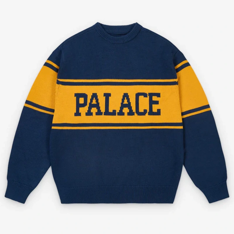 Palace College Stripe Knit Sweater