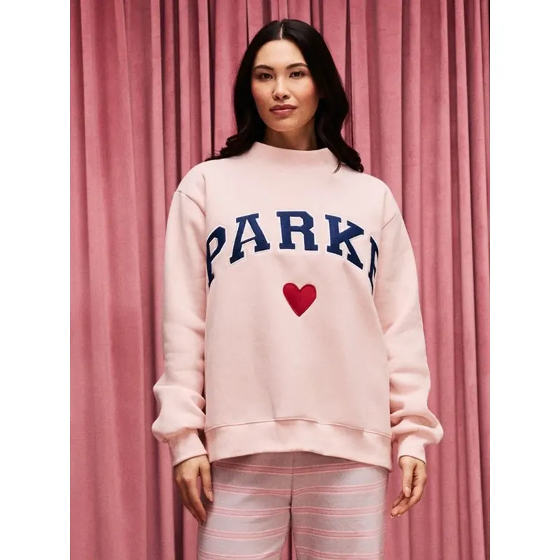 Parke Heart Varsity Mockneck Sweatshirt - Image 2