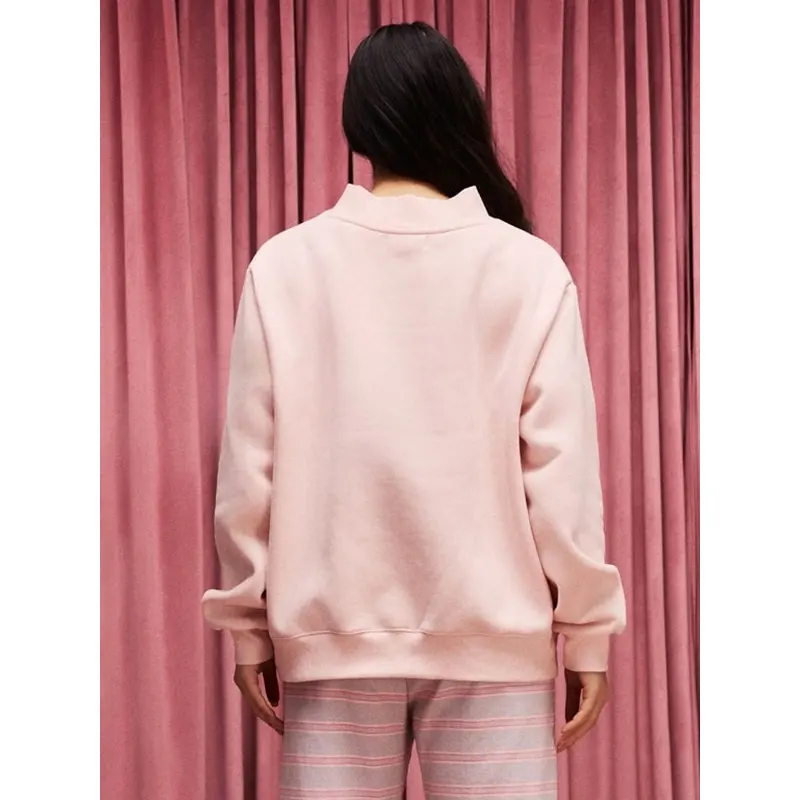 Parke Heart Varsity Mockneck Sweatshirt - Image 3
