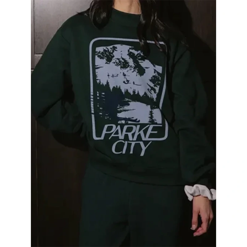 Parke Sport Graphic Mockneck Sweatshirt - Image 2