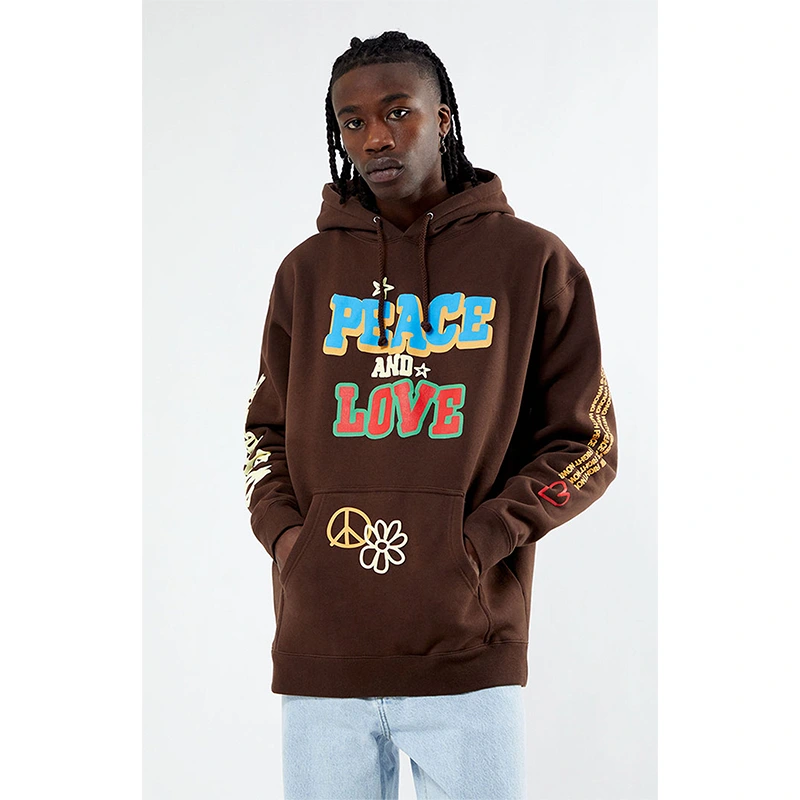 Peace And Love Hoodie