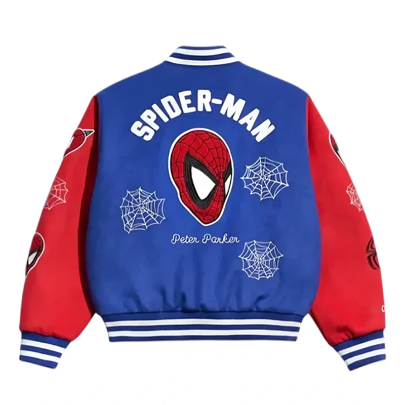 Peter Parker Spider Man Varsity Jacket - Image 2