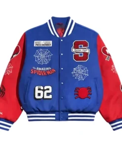Peter Parker Spider Man Varsity Jacket