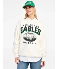 Philadelphia Eagles Historic Arch Cloud ’47 Oversized Crewneck