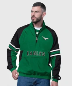 Philadelphia Eagles Starter Prospect Half-Zip Jacket