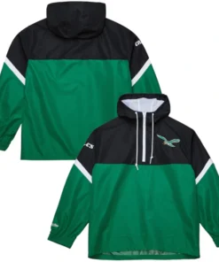 Philadelphia Eagles Tie Breaker Anorak Half-Zip Jacket