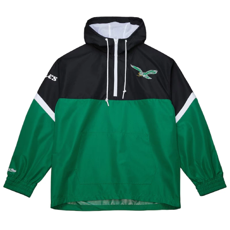 Philadelphia Eagles Tie Breaker Anorak Half-Zip Jacket - Image 2