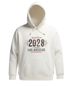 Polo Ralph Lauren LA28 Summer Olympics White Hoodie
