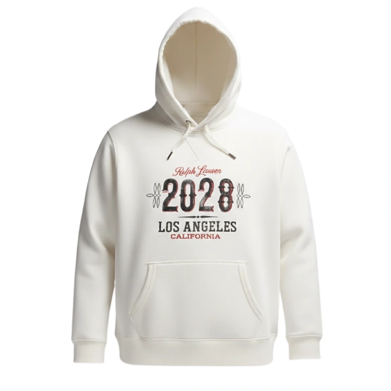 Polo Ralph Lauren LA28 Summer Olympics White Hoodie
